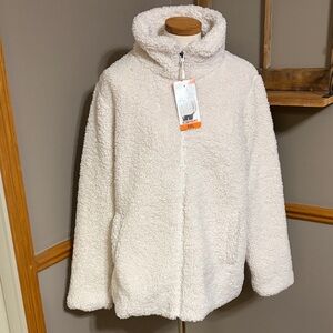 32 degrees cream Sherpa Jacket size XXL